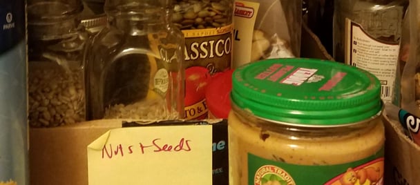 vegan pantry nuts and nut butters