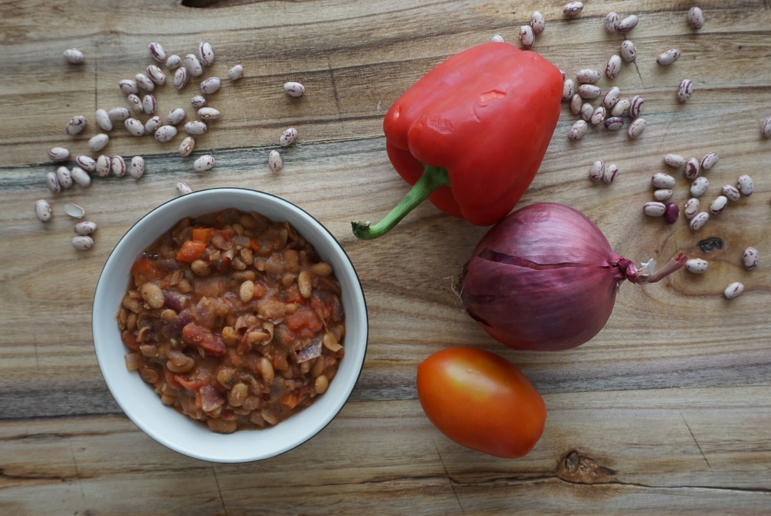 homemade vegan chili