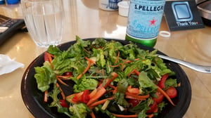 salad-with-pellegrino